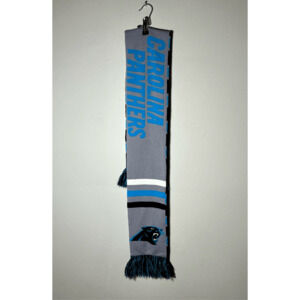 Carolina Panthers NFL Gray, Blue & Black Scarf
